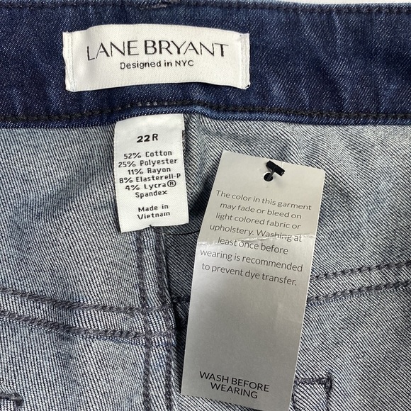 Lane Bryant Ultimate Stretch Skinny Jeans Dark Wash Size 22 NWT - Picture 8 of 12
